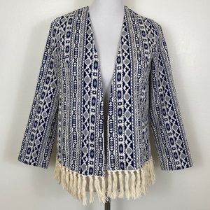 NWT Show Me Your Mumu Beverly Tassel Fringe Blazer